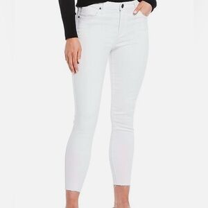 KUT From the Kloth Connie Ankle Skinny High Rise Jeans - Raw Hem